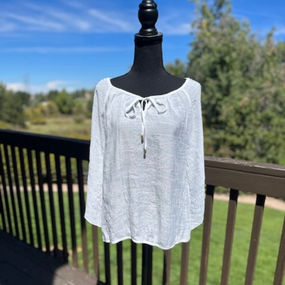 White Peasant Blouse